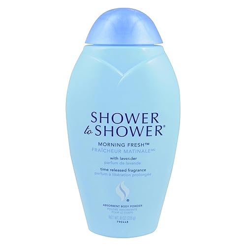 Shower to Shower Morning Fresh Body Powder with Lavender for Men & Women, Talc Free, Sweat Absorbing, Prevents Chafing & Odor, Deodorizing - 8 Ounces Beauty & Personal Care Shower To Shower