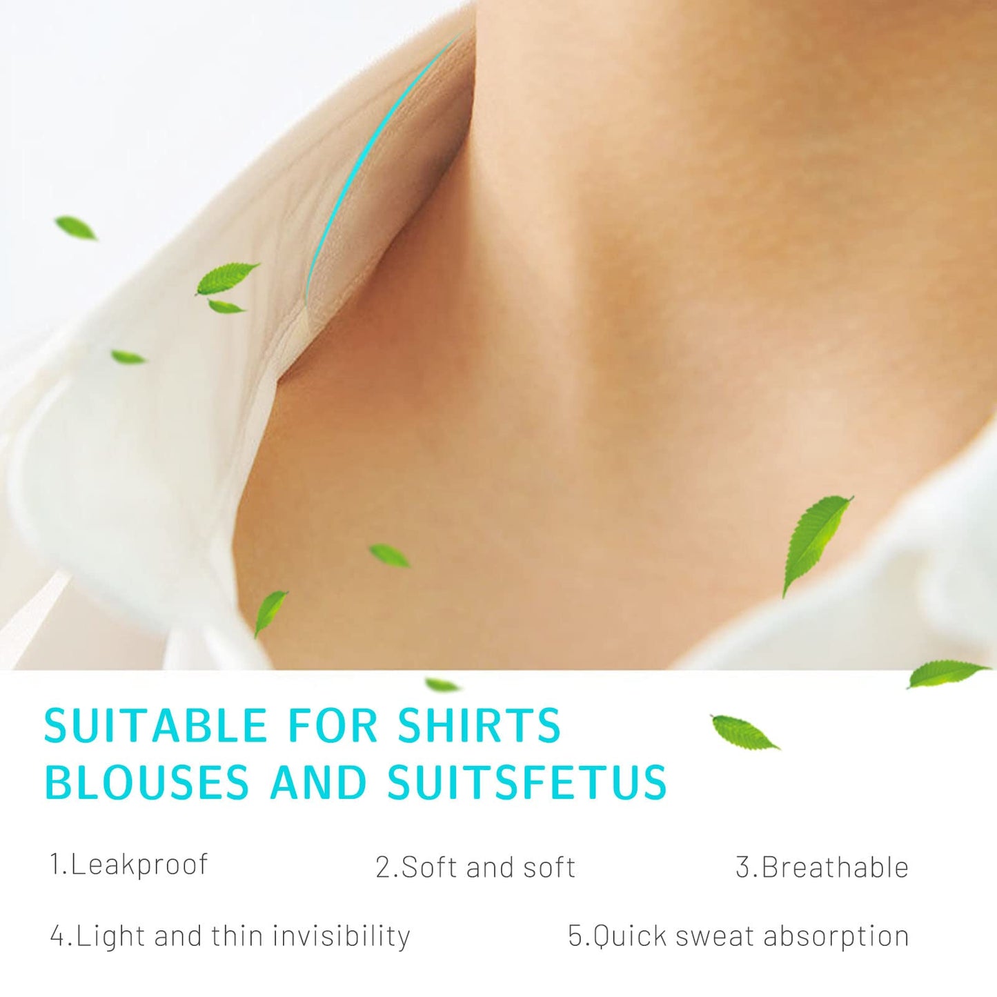 100Pack Collar protectors for mens shirts,collar protectors for shirts,Disposable Collar Protector Self-adhesive Shirt Sweat Pads for Shirts, Collar Beauty and Personal Care Xingoaup