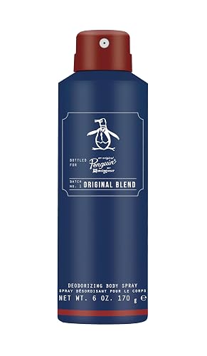 Original Penguin Original Blend Body Spray for Men - Body Spray Cologne, EDT, All Over Men's & Boys Mist with Notes of Bergamot, Lime & Musk - 6 fl oz Beauty & Personal Care Original Penguin
