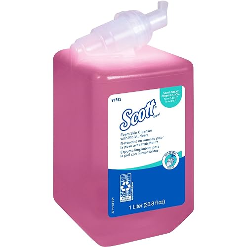 Scott Pro Foam Skin Cleanser With Moisturizers, Light Floral, 1,000 Ml Bottle Beauty & Personal Care Scott