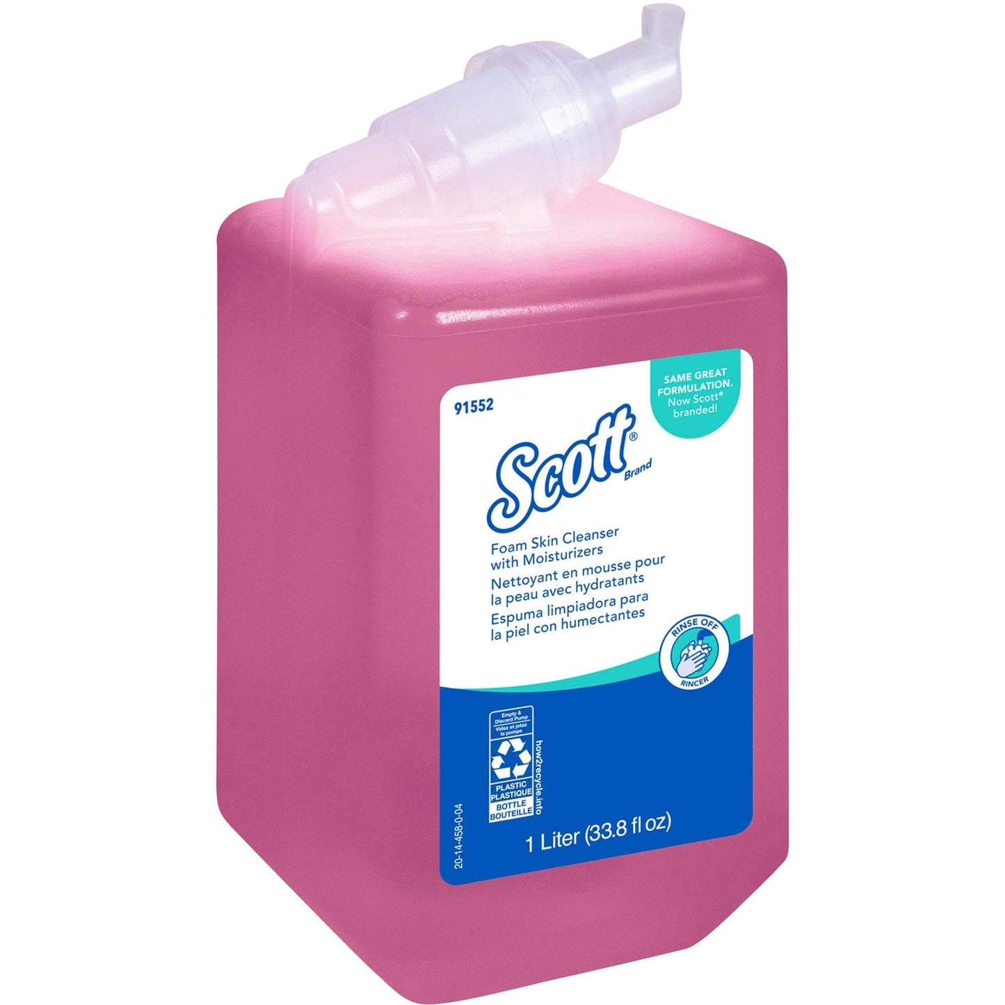 Scott Pro Foam Skin Cleanser With Moisturizers, Light Floral, 1,000 Ml Bottle Beauty & Personal Care Scott