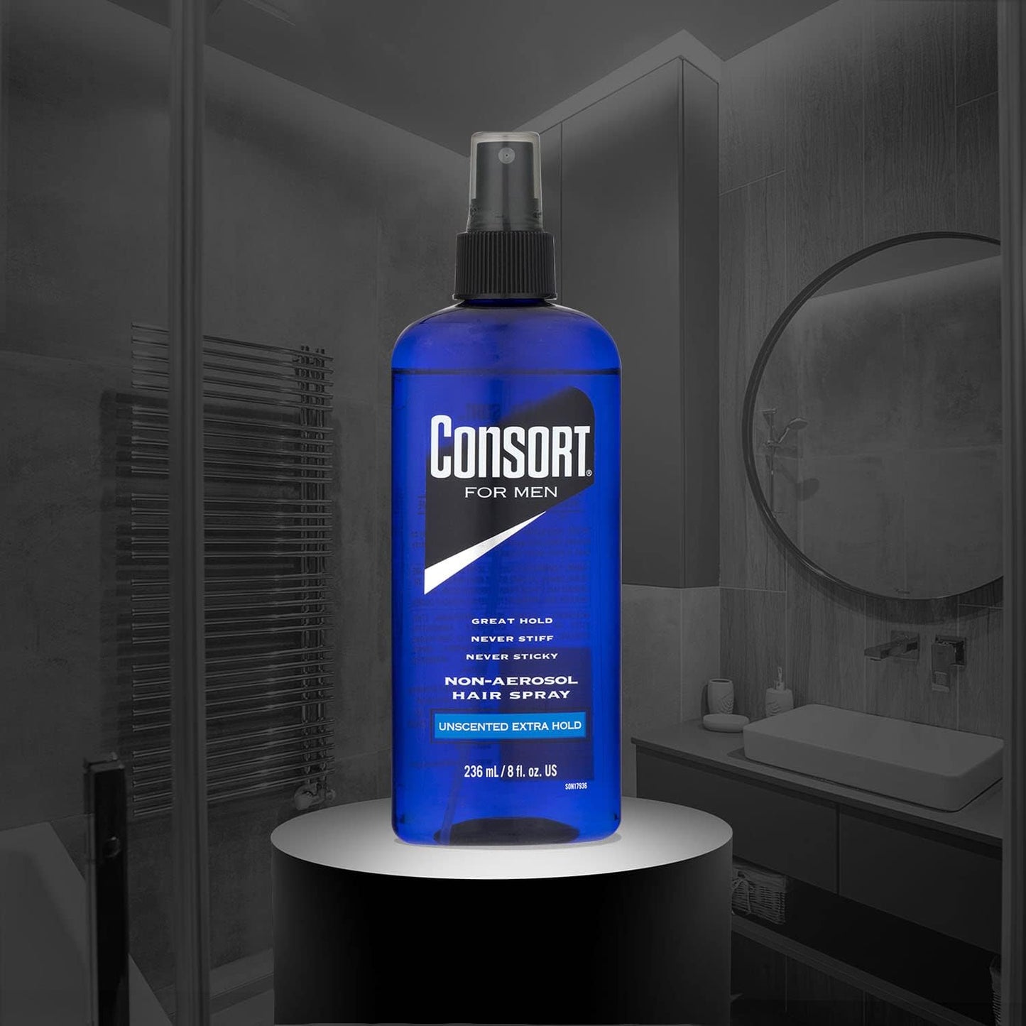 Consort Hair Spray 8 Ounce Unscented X-Hold Pump Non-Aero (Pack of 2) Beauty & Personal Care Consort