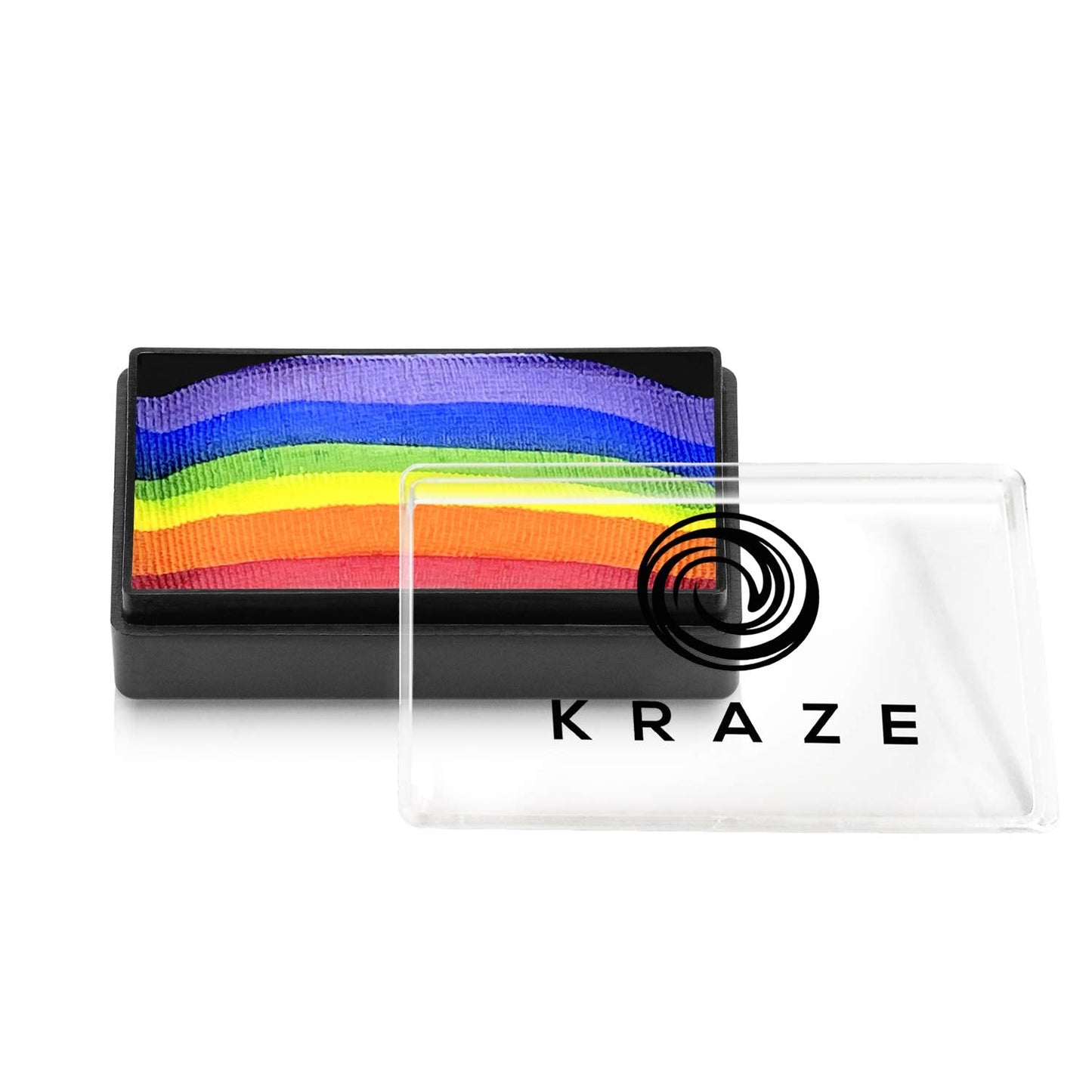 Kraze FX Dome Stroke - Essential Rainbow (25 gm), Professional 1-Stroke Split Cake, Hypoallergenic, Non-Toxic, Water Activated Face & Body Painting Beauty & Personal Care Kraze FX