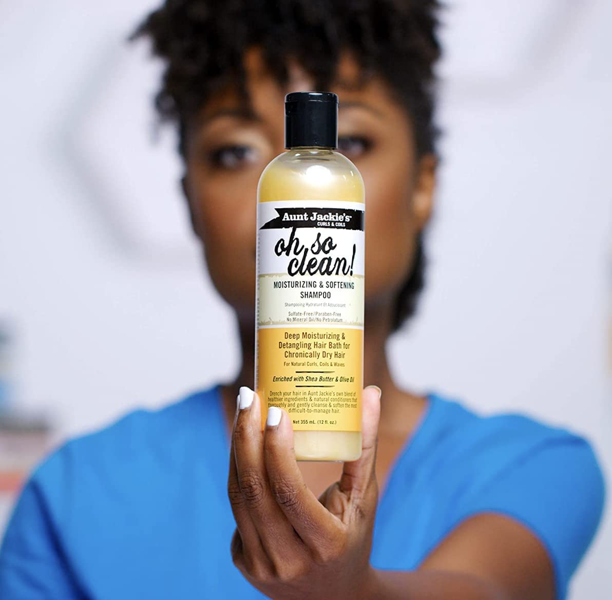Aunt Jackie's oh so clean! 6oz - Moisturizing & Softening Shampoo Beauty & Personal Care Aunt Jackie's