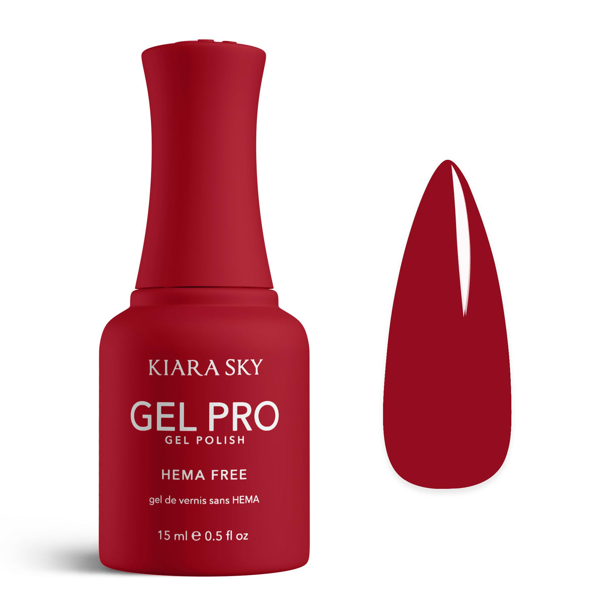 KIARA SKY Gel Pro HEMA-Free Gel Nail Polish | Full Coverage, 28+ Day Wear, Self-Leveling, UV/LED Soak-Off, 0.5 fl oz | Young At Heart #092