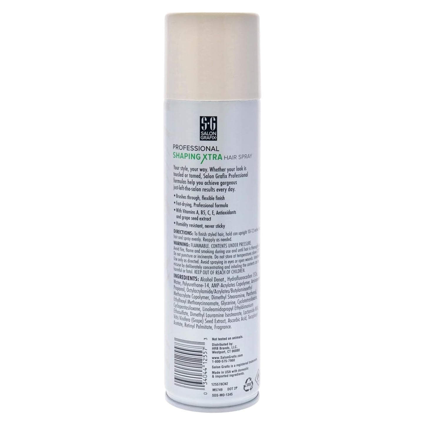 Salon Grafix Shaping Hair Spray - Brushable and Freshly Scented Hairspray for Women and Men - Professional Quality Result - Extra Super Hold - 4 pc Beauty & Personal Care Salon Grafix