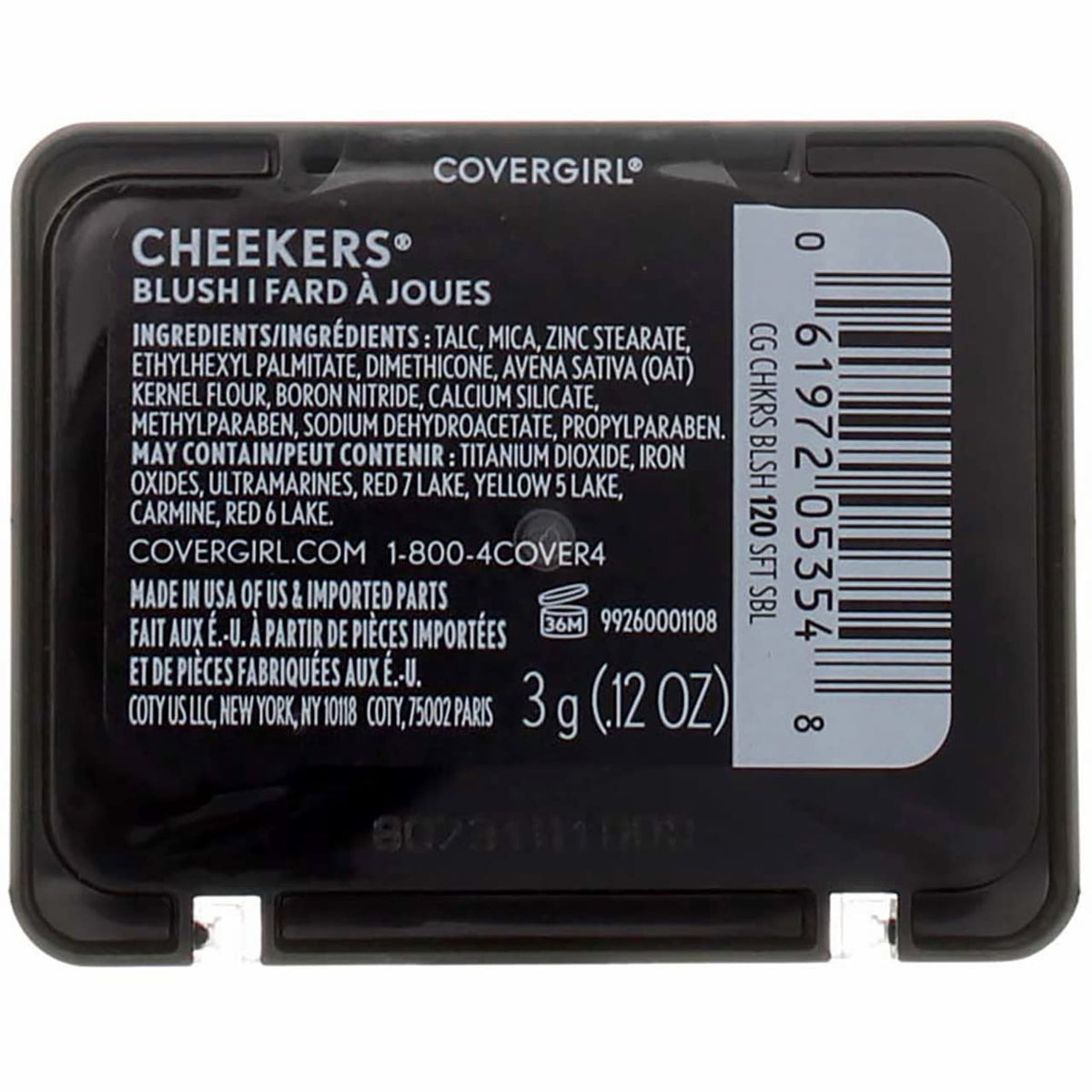 Cheekers Face Blush, Soft Sable 0.9 oz (4 pack) (Bundle)F