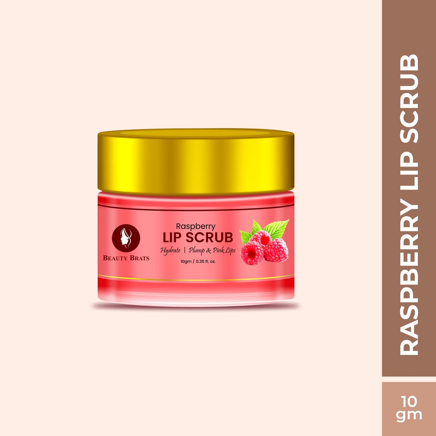 Beauty Brats Lip Scrub Raspberry 0.35 fl/oz Beauty and Personal Care BEAUTY BRATS