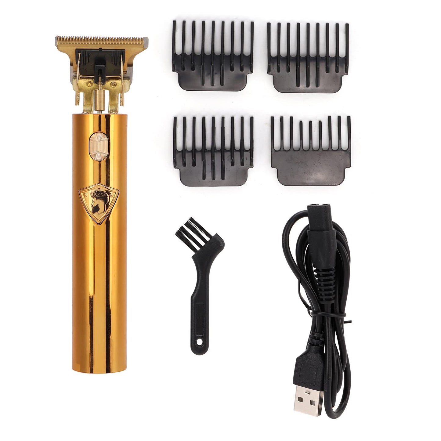 Aoutecen Electric Hair Clipper USB Rechargeable Close Teeth Grooming Kit Cordless Edger Low Noise Strong Power Stainless Steel Blades T Blade Trimmer Beauty and Personal Care Aoutecen