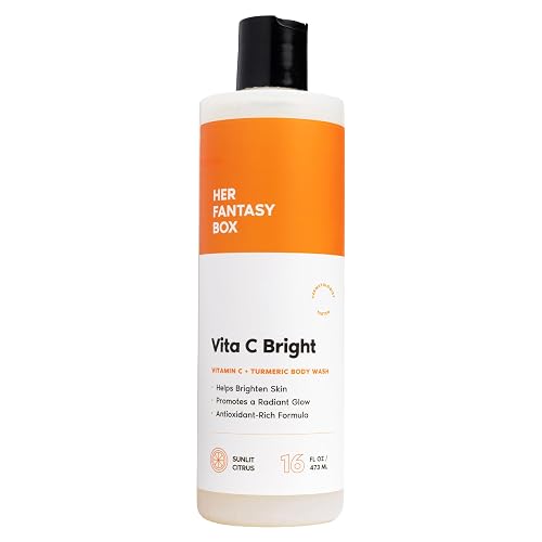 Her Fantasy Box | Vita C Bright Turmeric Body Wash - Antioxidant?Rich Citrus Cleanser with Vitamin C & Turmeric for Radiant, Even-Looking Skin Beauty & Personal Care Her Fantasy Box