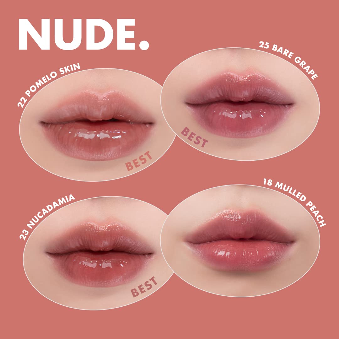 rom&nd Juicy Lasting Tint #12 Cherry Bomb - K-Beauty Vibrant Red Lip Stain for Pure, Glossy, Long-Lasting Hydration & Effortless Natural Radiance Beauty and Personal Care rom&nd