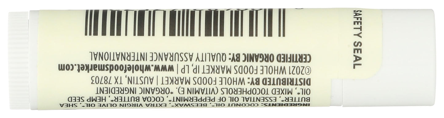 365 by Whole Foods Market, Organic Lip Balm, Peppermint, 0.15 Ounce Beauty & Personal Care 365 by Whole Foods Market
