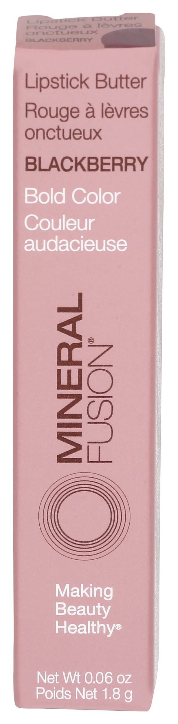 Lipstick Butter - Blackberry by Mineral Fusion for Women - 0.06 oz Lipstick Beauty & Personal Care Mineral Fusion