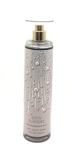Bath and Body Works Satin Slippers Fine Fragrance Mist 8 Fluid Ounce Body Spray Beauty & Personal Care Bath & Body Works