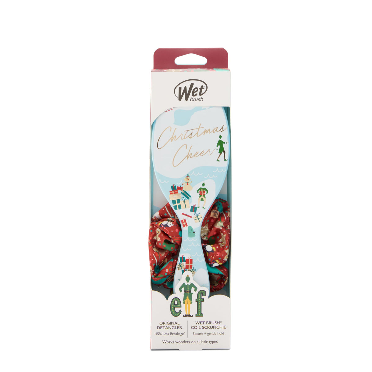Wet Brush Original Detangler Hair Brush Elf Kit - Ultra-Soft IntelliFlex Bristles - Detangling Brush Glides Through Tangles For All Hair Types (Wet