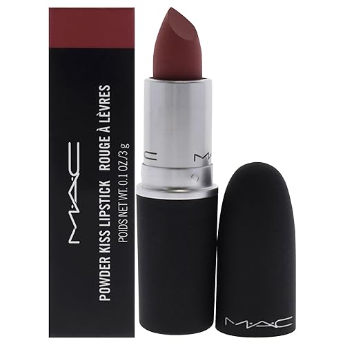 MAC Powder Kiss Lipstick - 930 Brickthrough for Women - 0.10 oz Lipstick Beauty & Personal Care MAC