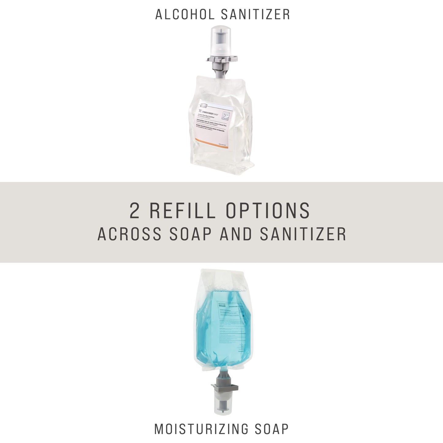 Rubbermaid Commercial Products Flex Moisturizing Foam Hand Soap Refill, 1300mL, Light Floral Scent, Green Seal Certified, Compatible with RCP's Flex Beauty & Personal Care Rubbermaid Commercial Products