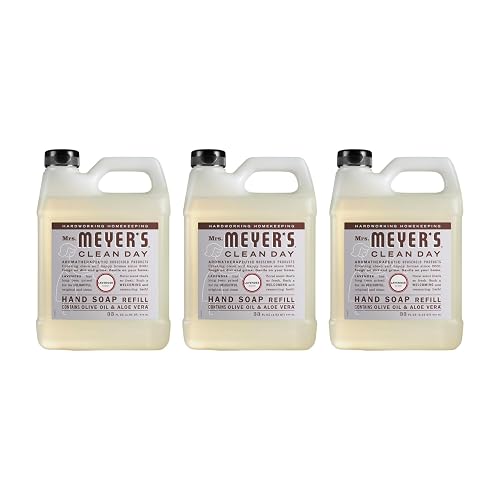 Mrs. Meyers Lavender Liquid Hand Soap Refill, 33 Oz, (Pack of 3) Beauty & Personal Care Mrs. MEYER'S