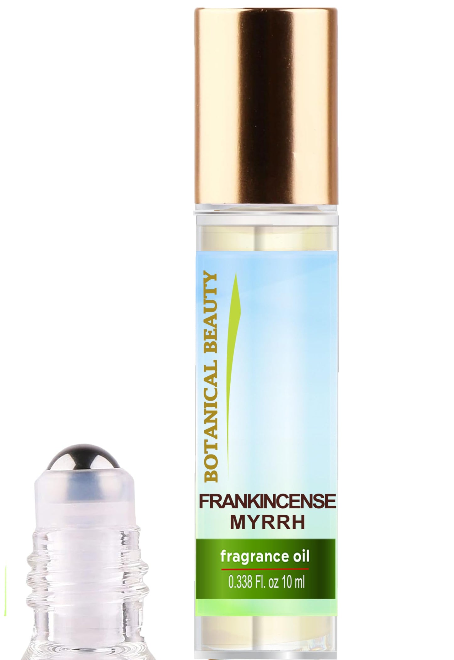Botanical Beauty FRANKINCENSE MYRRH FRAGRANCE OIL ROLL-ON 0.338 FL OZ (10 ML) Rollerball Perfume, Alcohol-Free, Long Lasting Beauty & Personal Care Botanical Beauty