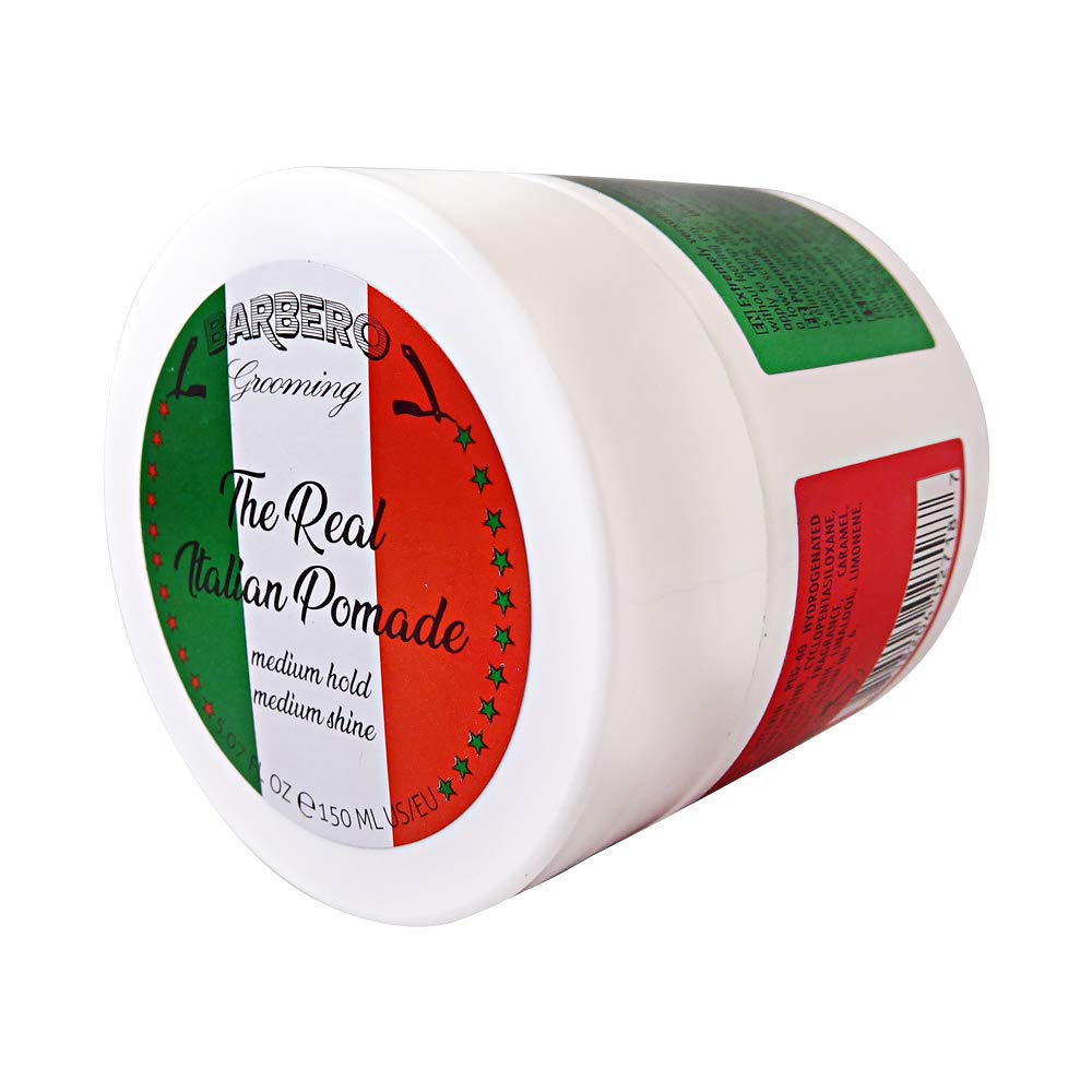 Barbero Grooming the Real Italian Pomade Medium Hold 5.07 oz / 150 ml Beauty & Personal Care Barbero