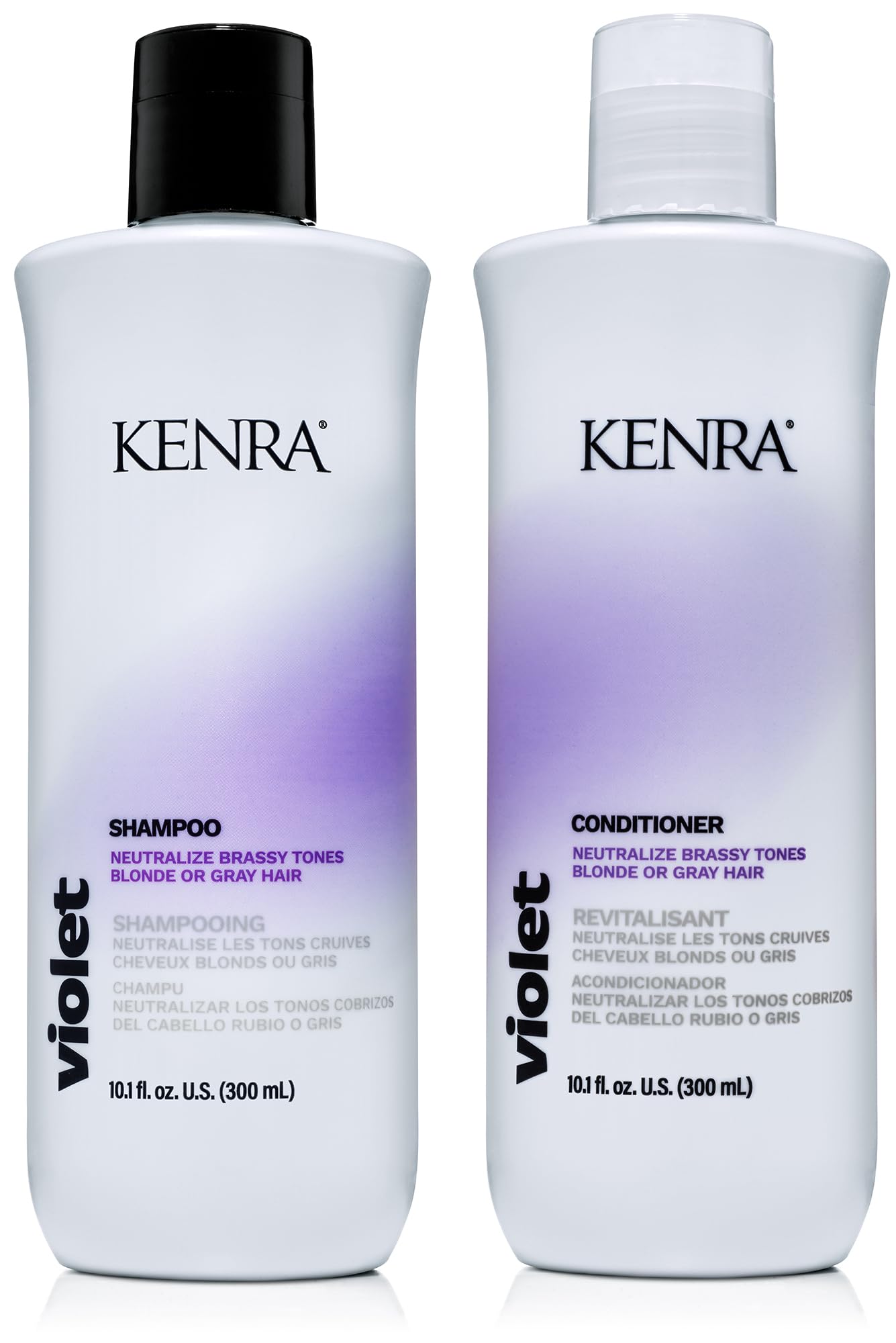 Kenra Violet Shampoo & Conditioner Set | Eliminates Brassy Tones | Purple Pigment + Deposit | Neutralizes Yellow | Moisturizes Processed Hair | Beauty & Personal Care Kenra