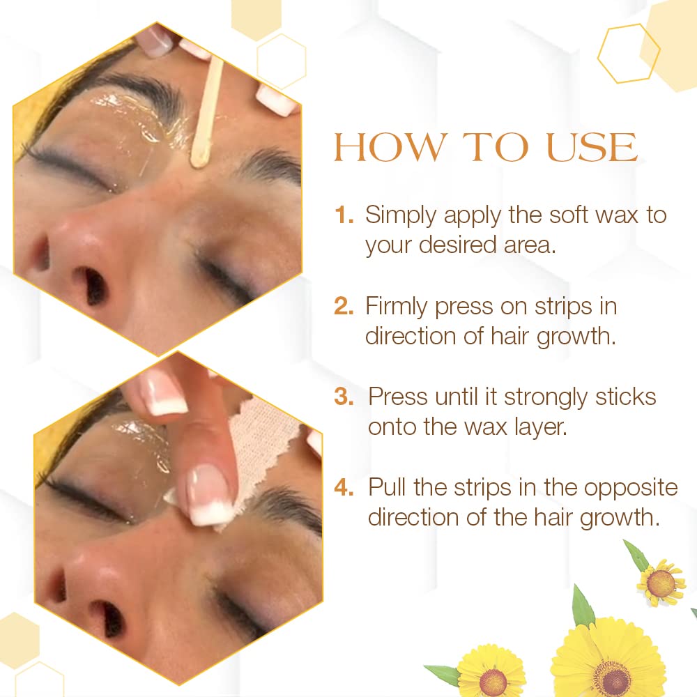GiGi Waxing Strips for Hair Waxing/Hair Removal, Petite Natural Muslin, 100 Epilating Strips Beauty & Personal Care GIGI
