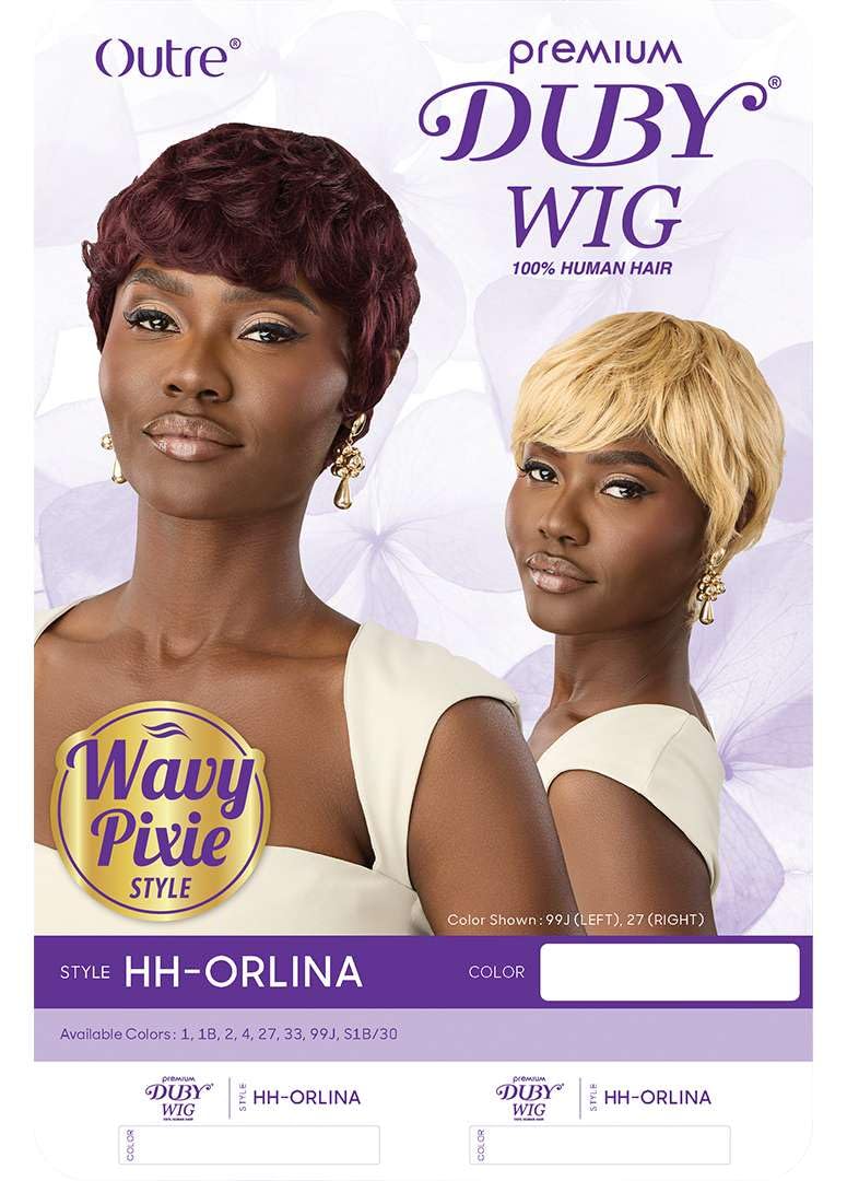 Outre Duby Wig - Human Hair - Orlina (DEEP WINE 99J)
