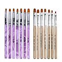 WOKOTO 14 Pcs Acrylic Nail Brush Set, UV Gel Nail Acrylic Brush Tips Builder Brush Nail Painting Brush Pen Nail Dust Brush 3d Nail Art Brush Nail Beauty & Personal Care WOKOTO