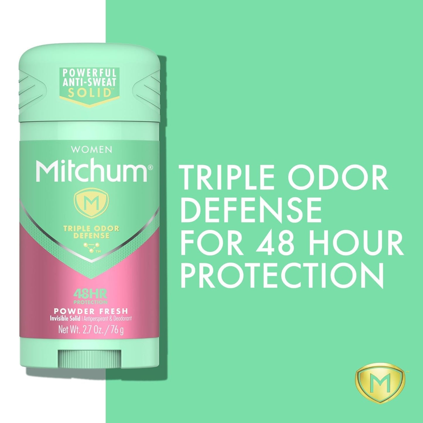 Mitchum For Women Anti-Perspirant Deodorant Clear Gel Powder Fresh 3.40 oz (Pack of 3) Beauty and Personal Care Mitchum