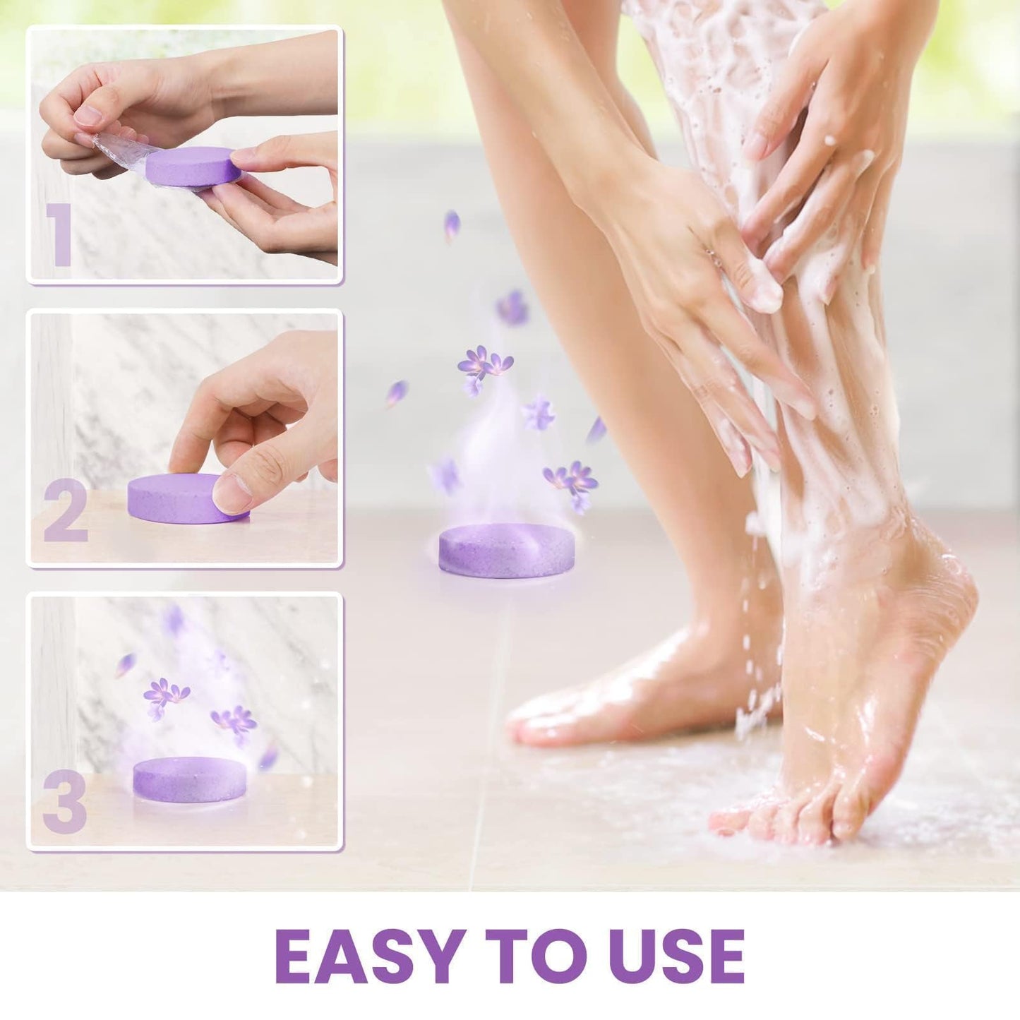 Shower Steamers 8 Pack - Organic & Natural Essential Fragrances for Teens and Adults - Mother's Day, White Elephant, Birthday Gifts for Women Teen Beauty and Personal Care CalmNFiz
