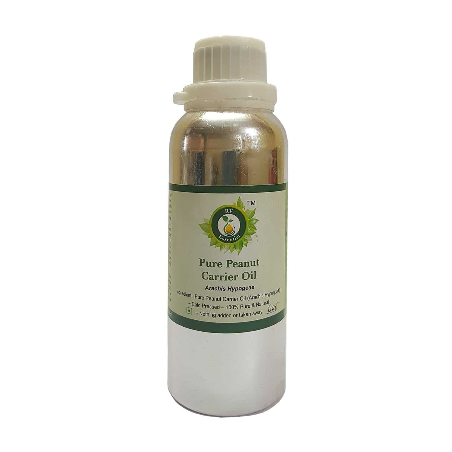 R V Essential Pure Peanut Carrier Oil 1250ml (42oz)- Arachis Hypogeae (100% Pure and Natural Cold Pressed) Beauty and Personal Care R V Essential