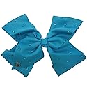 UPD JoJo Siwa Large Cheer Hair Bow (Turquoise W/Rhinestones), Multi Beauty & Personal Care JoJo Siwa
