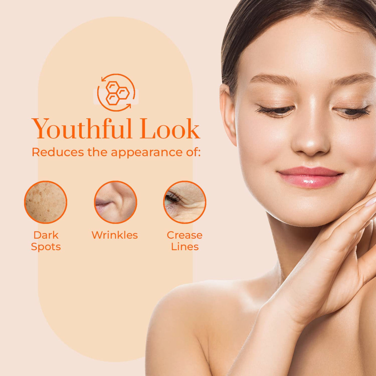 Clear Beauty Vitamin C & Collagen Face Moisturizer - Anti Aging Day Cream, Hydrates, Firms & Revives Dull, Tired Skin - Dermatologist Tested, Korean Beauty & Personal Care Clear Beauty
