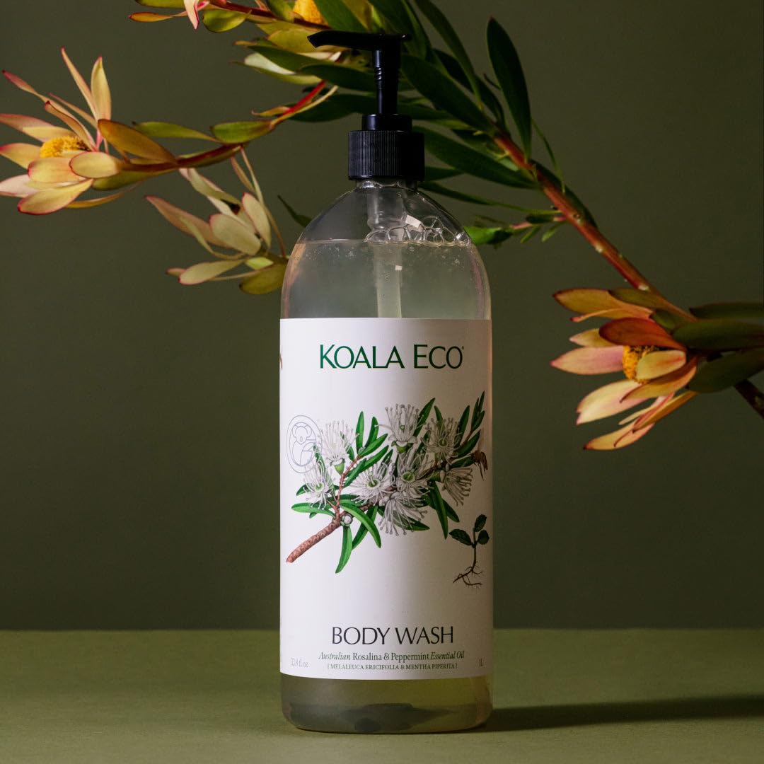 Koala Eco Body Wash - With Australian Rosalina & Peppermint Essential Oil - 34oz Beauty & Personal Care Koala Eco