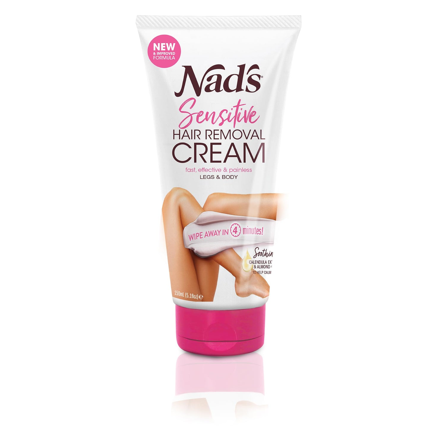 Nad's Hair Removal Cream for Women - Sensitive Depilatory Cream for Body & Legs, 5.1 Oz Beauty & Personal Care Nad's