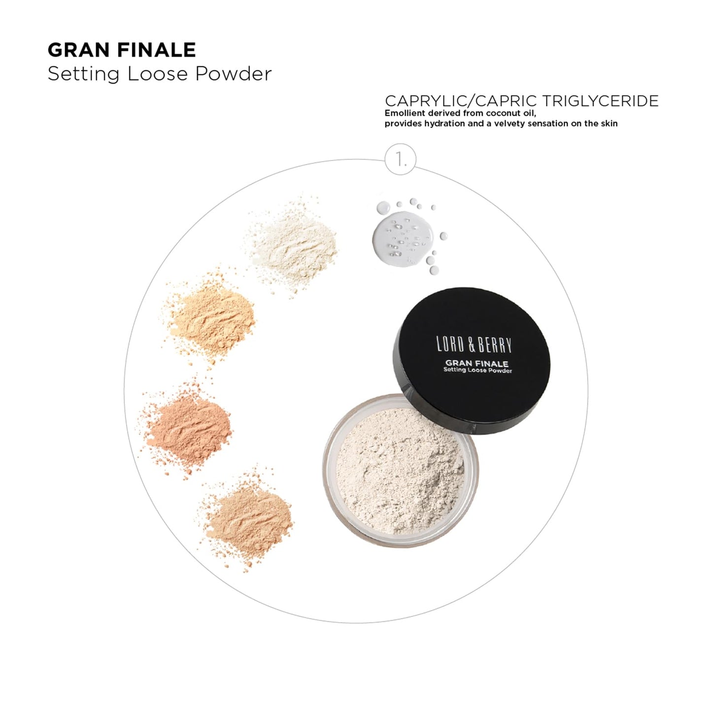 Lord & Berry GRAN FINALE Loose Setting Powder, Lino Beauty & Personal Care Lord & Berry