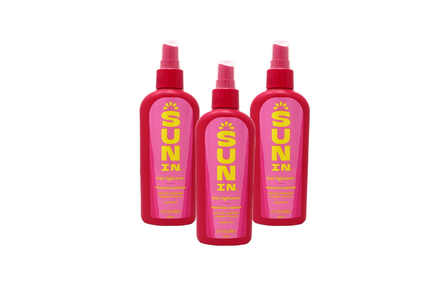Sun In Original Spray-In Hair Lightener, Tropical Breeze , 4.7-Ounce Bottles (Pack of 3) Beauty & Personal Care Sun In
