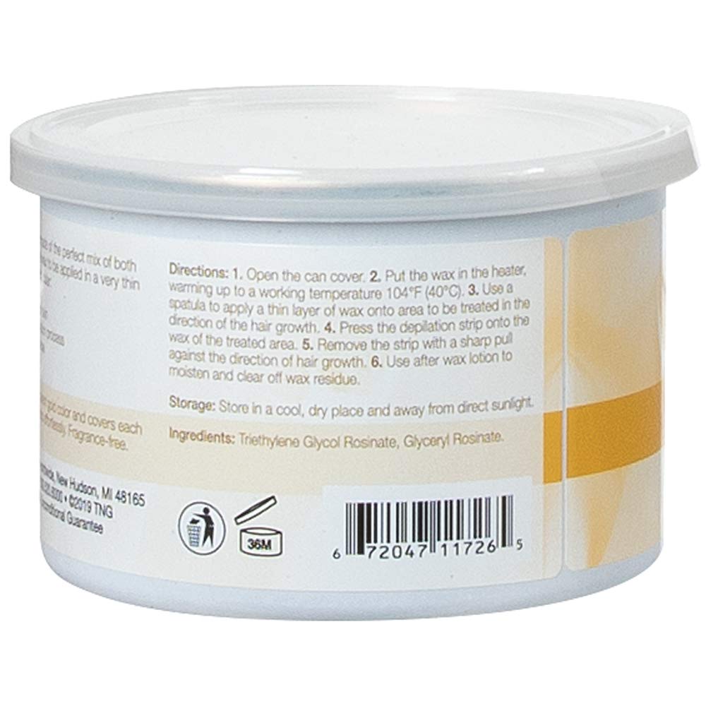 Too Naked Hair Removal All Purpose Wax, Non-Sticky Salon Wax, 100% Vegan, Fragrance-Free, 14 oz. Beauty and Personal Care TOO NAKED HAIR REMOVAL