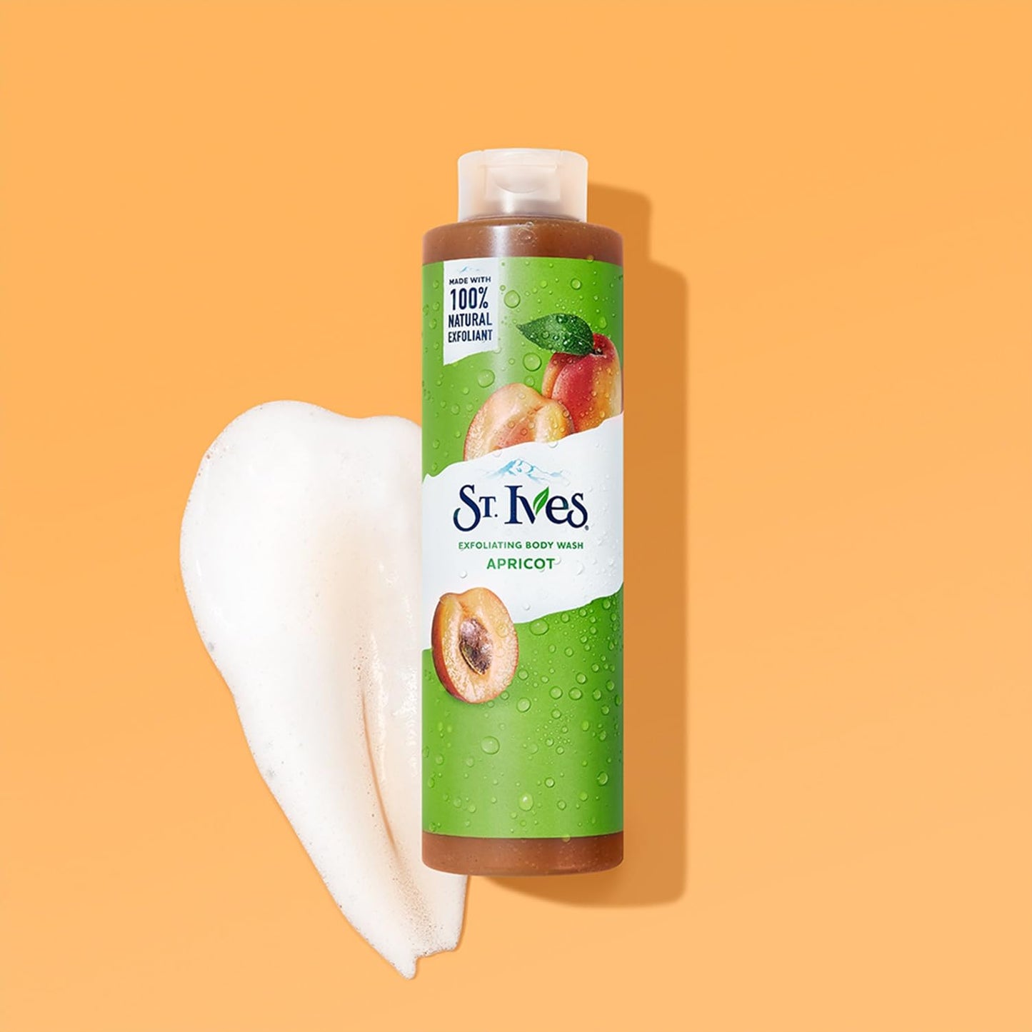 St. Ives Exfoliating Apricot Body Wash/Shower gel For Women| 100% Natural Extracts | Cruelty Free | Paraben Free |473ml, White Beauty & Personal Care St. Ives