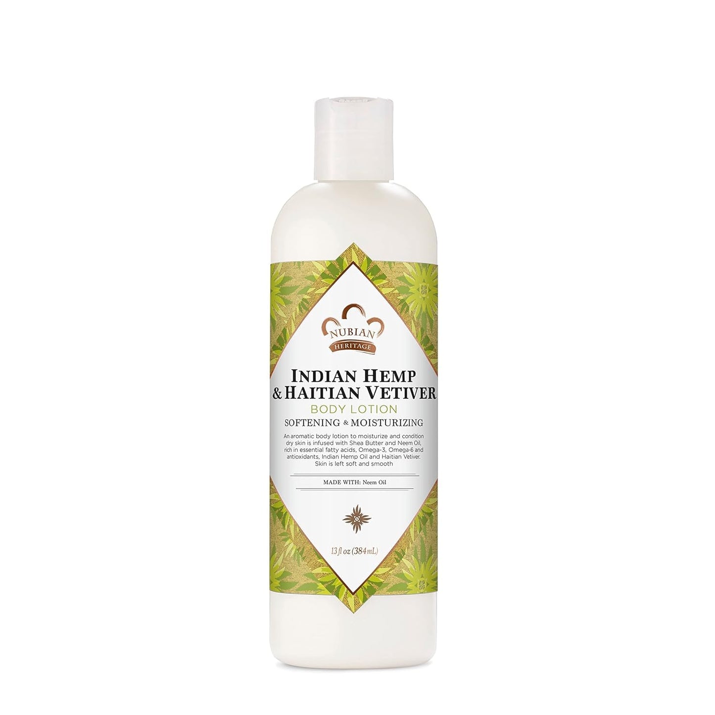 Nubian Heritage Lotion Body Hemp&Vetiver Beauty & Personal Care Nubian Heritage