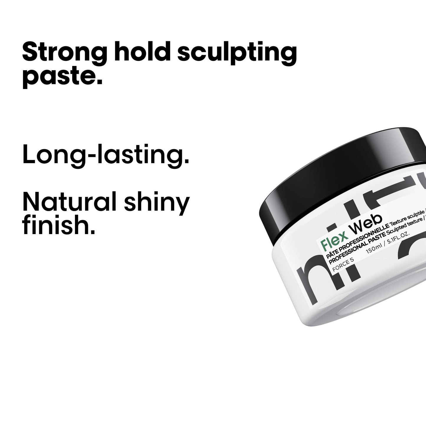 L'Oréal Professionnel Paris Flex Web Texture Paste - Strong Hold Pomade and Styling Gel For All Hair Types, Packaging May Vary Beauty & Personal Care L'Oréal Professionnel Paris