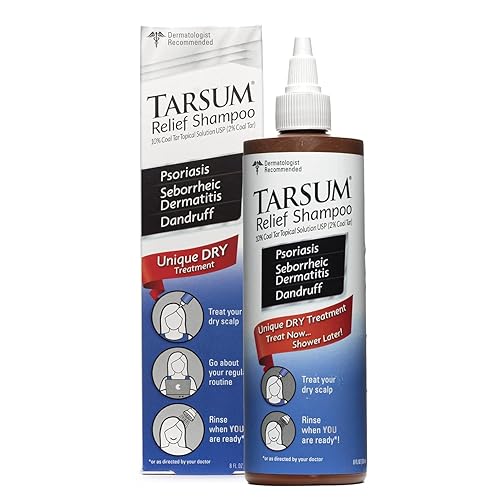 Tarsum Extra Strength Psoriasis Shampoo - Coal Tar Shampoo and Conditioner for Scalp Psoriasis, Seborrheic Dermatitis, Severe Dandruff, & Eczema Beauty & Personal Care Tarsum