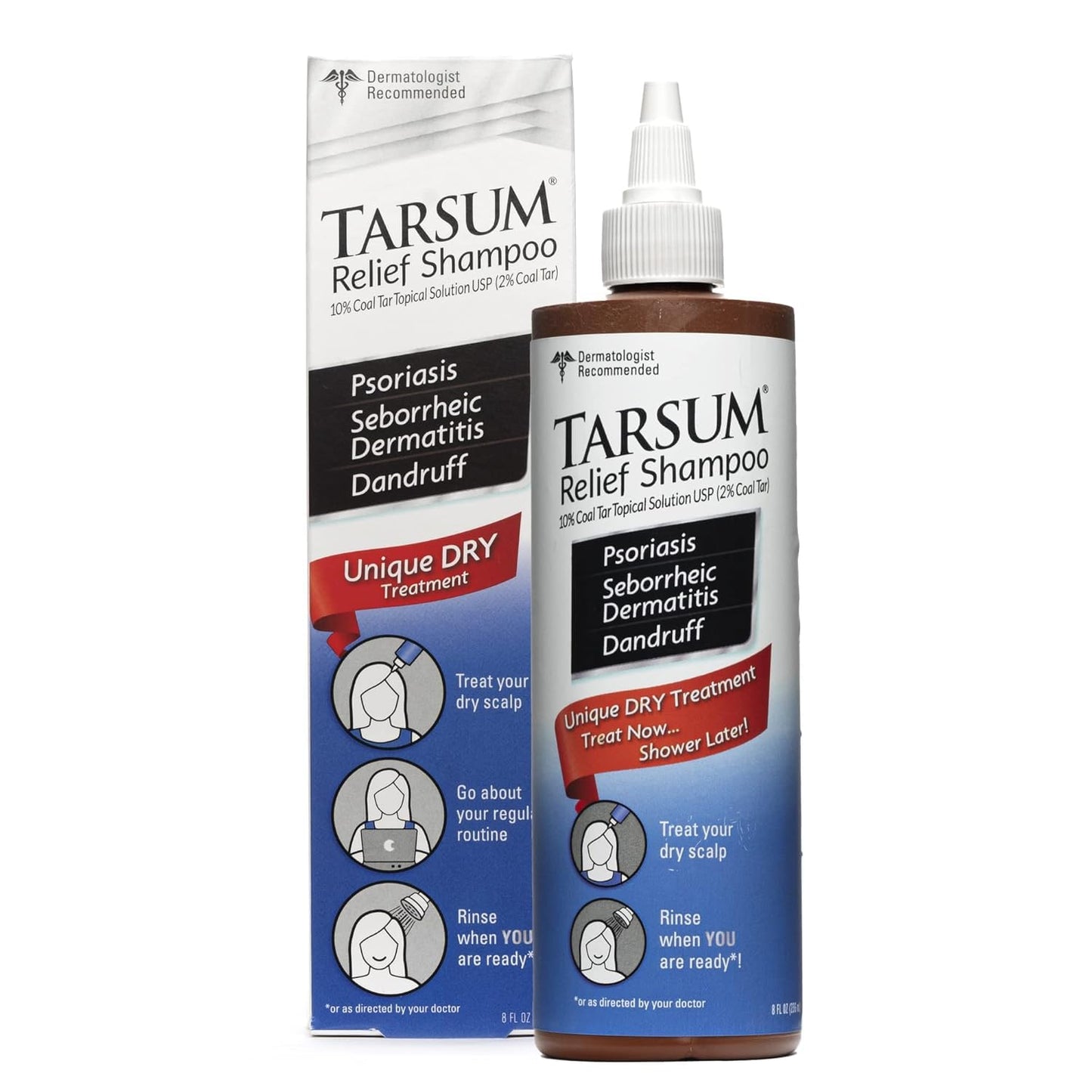 Tarsum Extra Strength Psoriasis Shampoo - Coal Tar Shampoo and Conditioner for Scalp Psoriasis, Seborrheic Dermatitis, Severe Dandruff, & Eczema Beauty & Personal Care Tarsum
