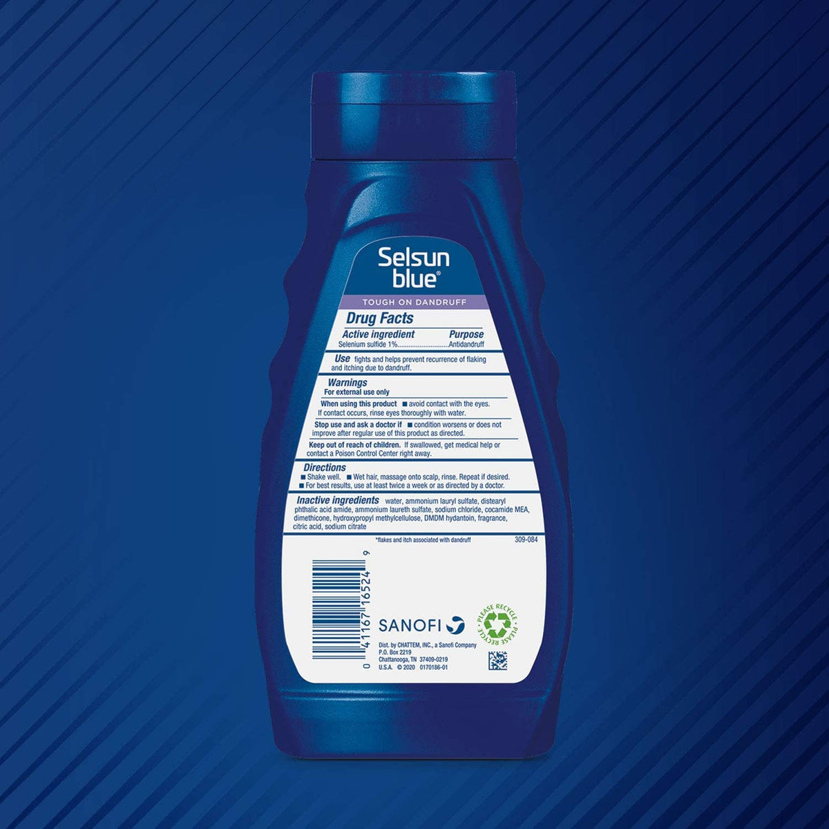 Selsun Blue 2-in-1 Anti-dandruff Shampoo & Conditioner, 11 fl. oz, Maximum Strength 2-in-1 Treatment, Selenium Sulfide 1% (Pack of 2)