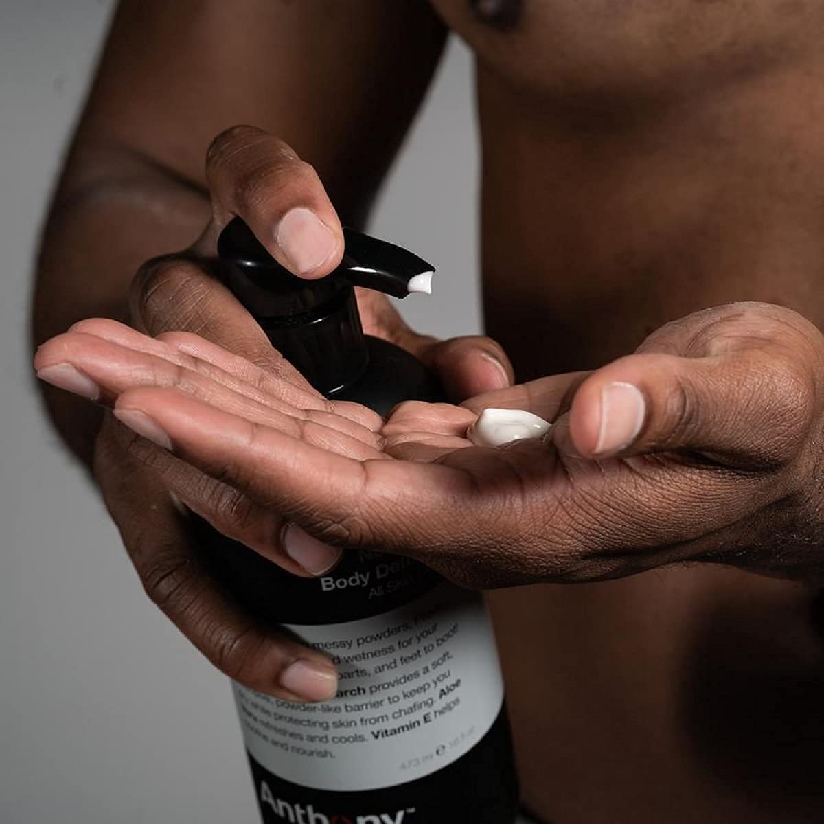 Anthony No Sweat Body Defense Deodorant for Men, Anti-Chafing & Anti-Itch Cream-to-Powder Lotion for Groin, Thighs & Underarms, Talc-Free, Absorbs Beauty & Personal Care Anthony