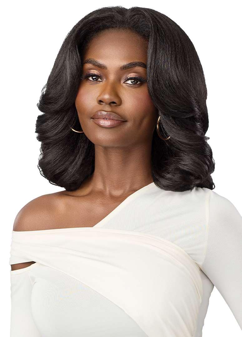 Outre Quick Weave Synthetic Half Wig - Sonata (DARK BROWN 2)