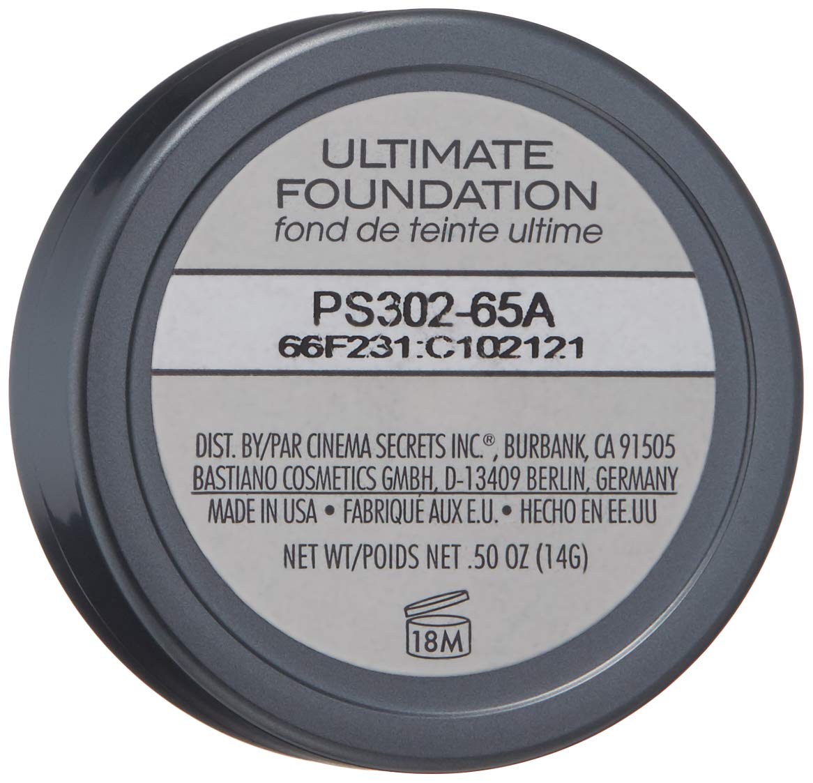 CINEMA SECRETS Pro Cosmetics Ultimate Foundation, 302-65A Beauty & Personal Care CINEMA SECRETS