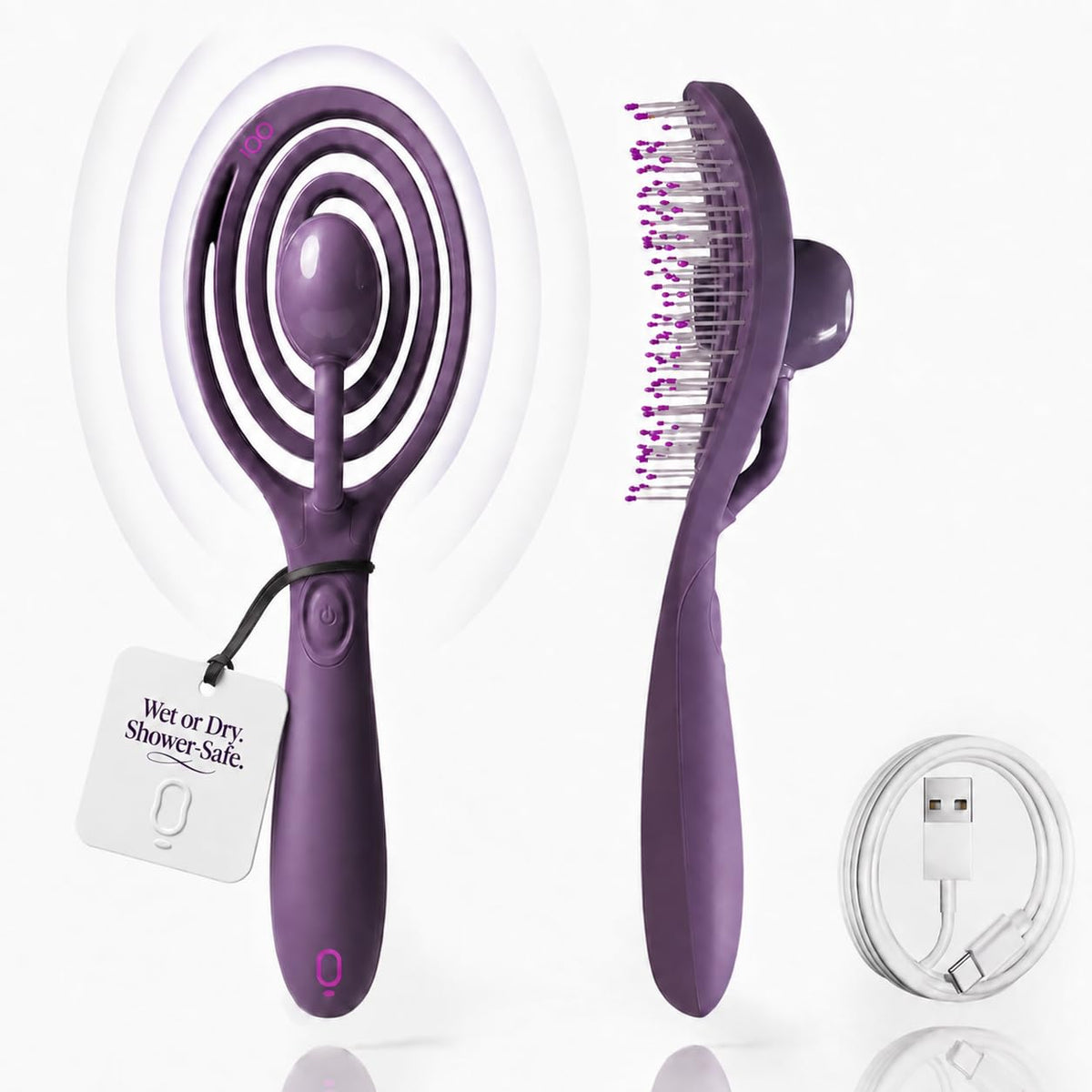 OO!brush Detangling Hair Brush, Wet & Dry, For All Hair Types
