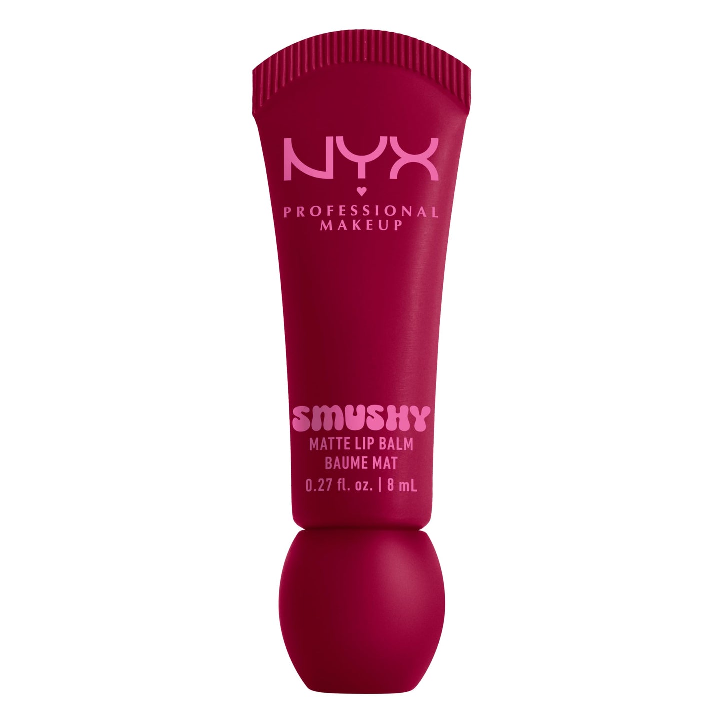 NYX PROFESSIONAL MAKEUP Smushy Matte Lip Balm, Tinted Lip Moisturizer with Soft, Matte Finish - Squeeze N' Sizzle (Cherry Red) Beauty & Personal Care NYX PROFESSIONAL MAKEUP