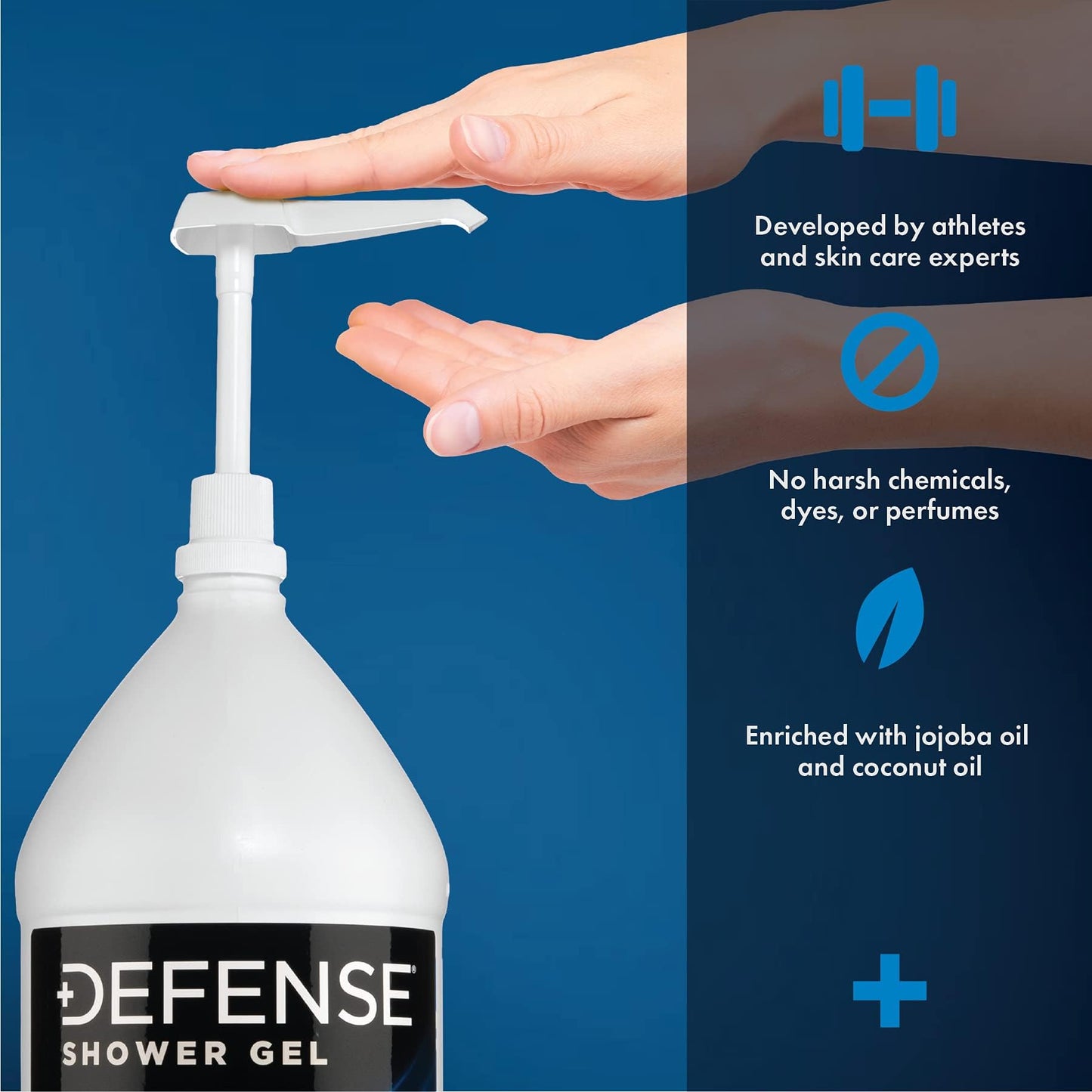 Defense Soap Body Wash Shower Gel 1 Gallon (128 Fl Oz) Beauty & Personal Care Defense Soap